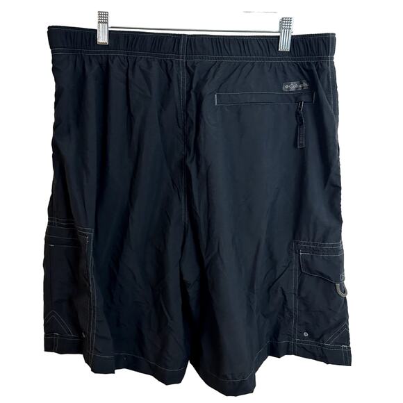 Columbia Cascade Creek II Water Short Mens Size XL Black 9" Inseam UPF 50 - Picture 2 of 4